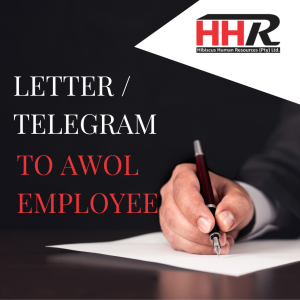 Letter / Telegram to AWOL Employee